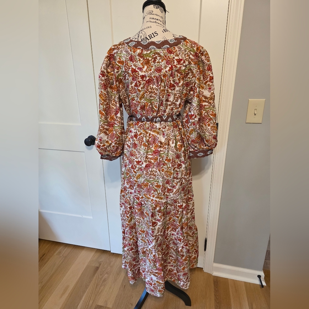 Floral Fall Maxi Dress-NWT - Picture 7 of 9